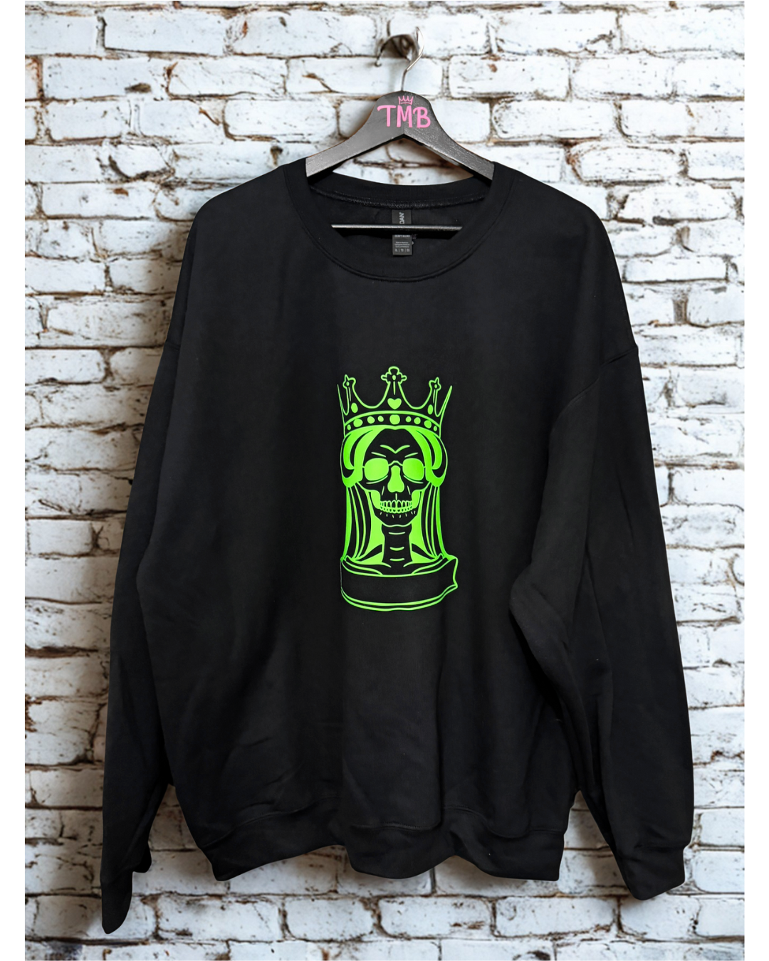 Glow Queen Skeleton Sweatshirt