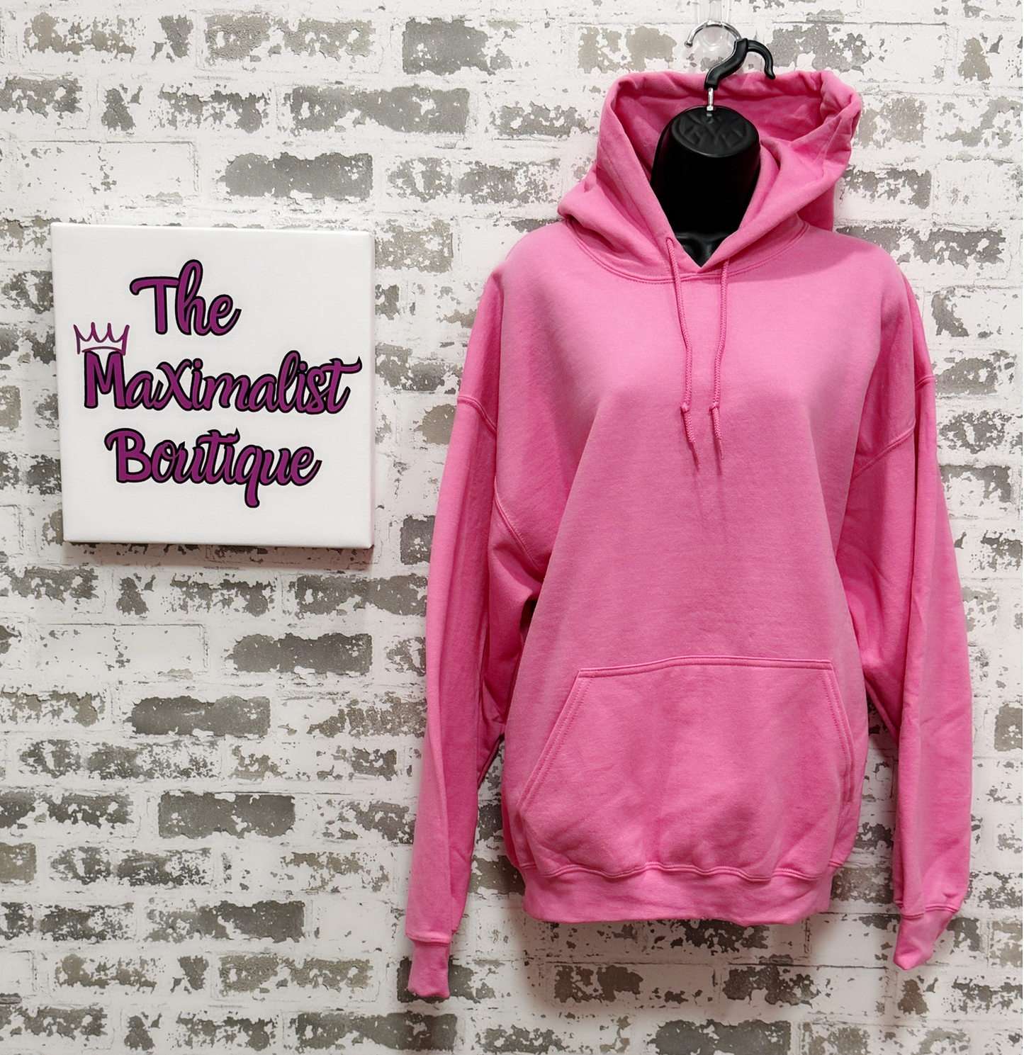 Endless Love Hoodie – Pink Pullover with “Love Never Ends” & Glitter Infinity Symbol