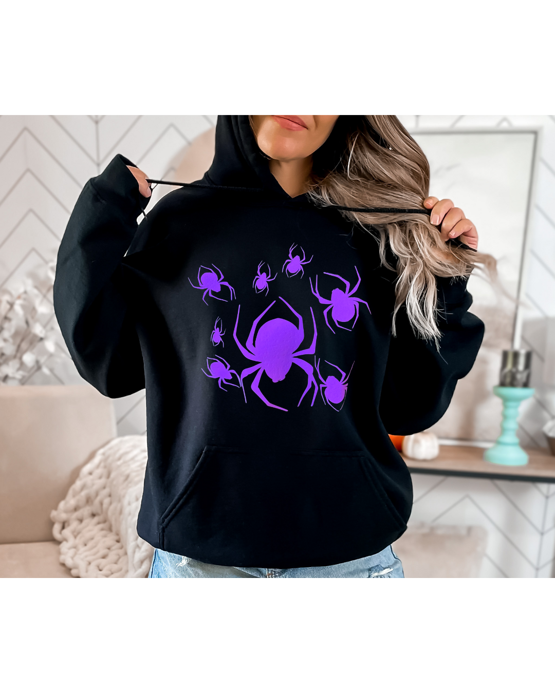 Creepin' It Real Spider Hoodie – Haunt Couture | The Maximalist Boutique