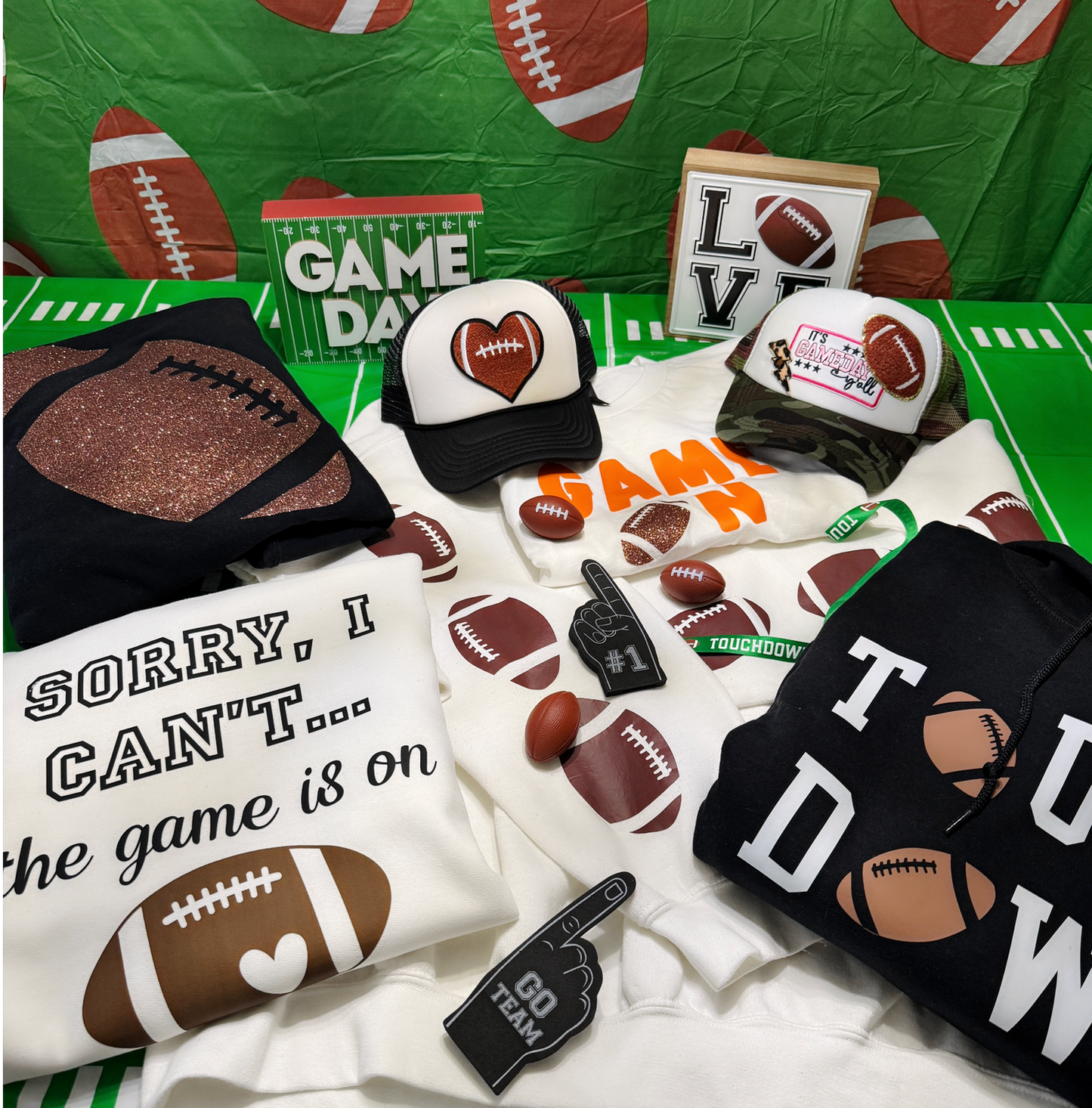 Game Time Excuse Sweatshirt – Sorry I Can’t, The Game Is On | Gameday Collection
