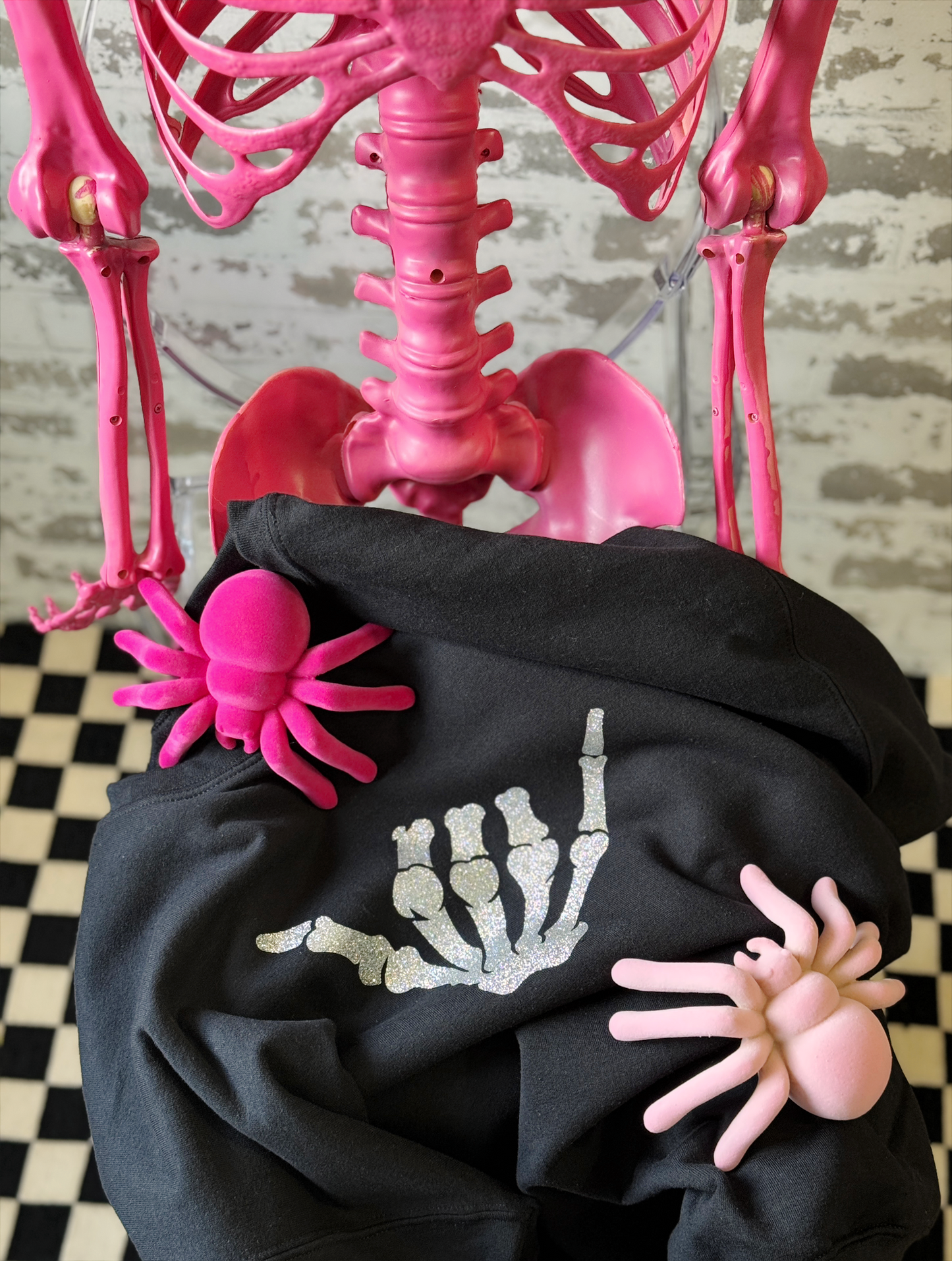 Shaka Skeleton Halloween Sweatshirt – Haunt Couture | The Maximalist Boutique