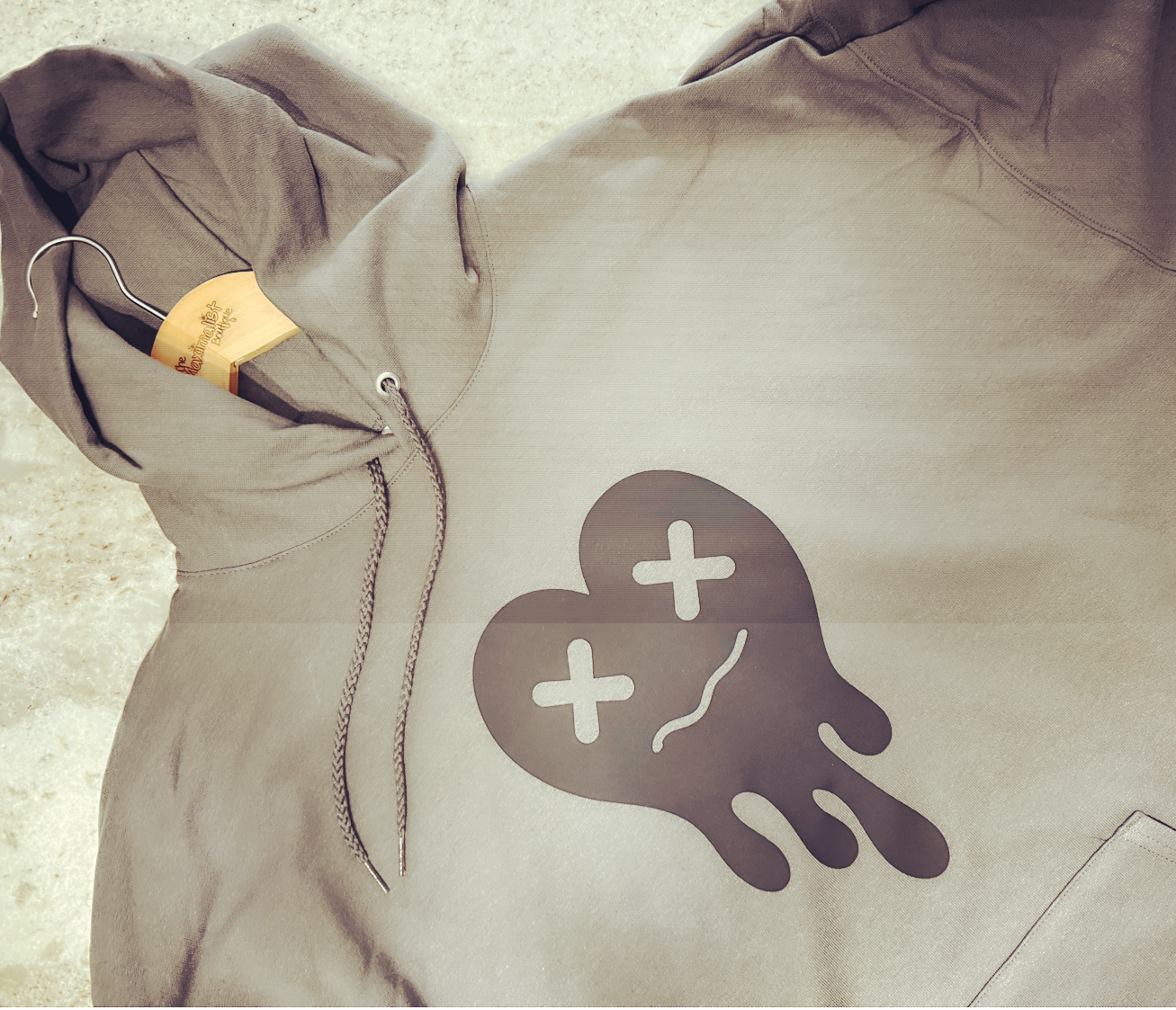 Wear Your Heart | Tired Heart Hoodie in Bold, Expressive Colors