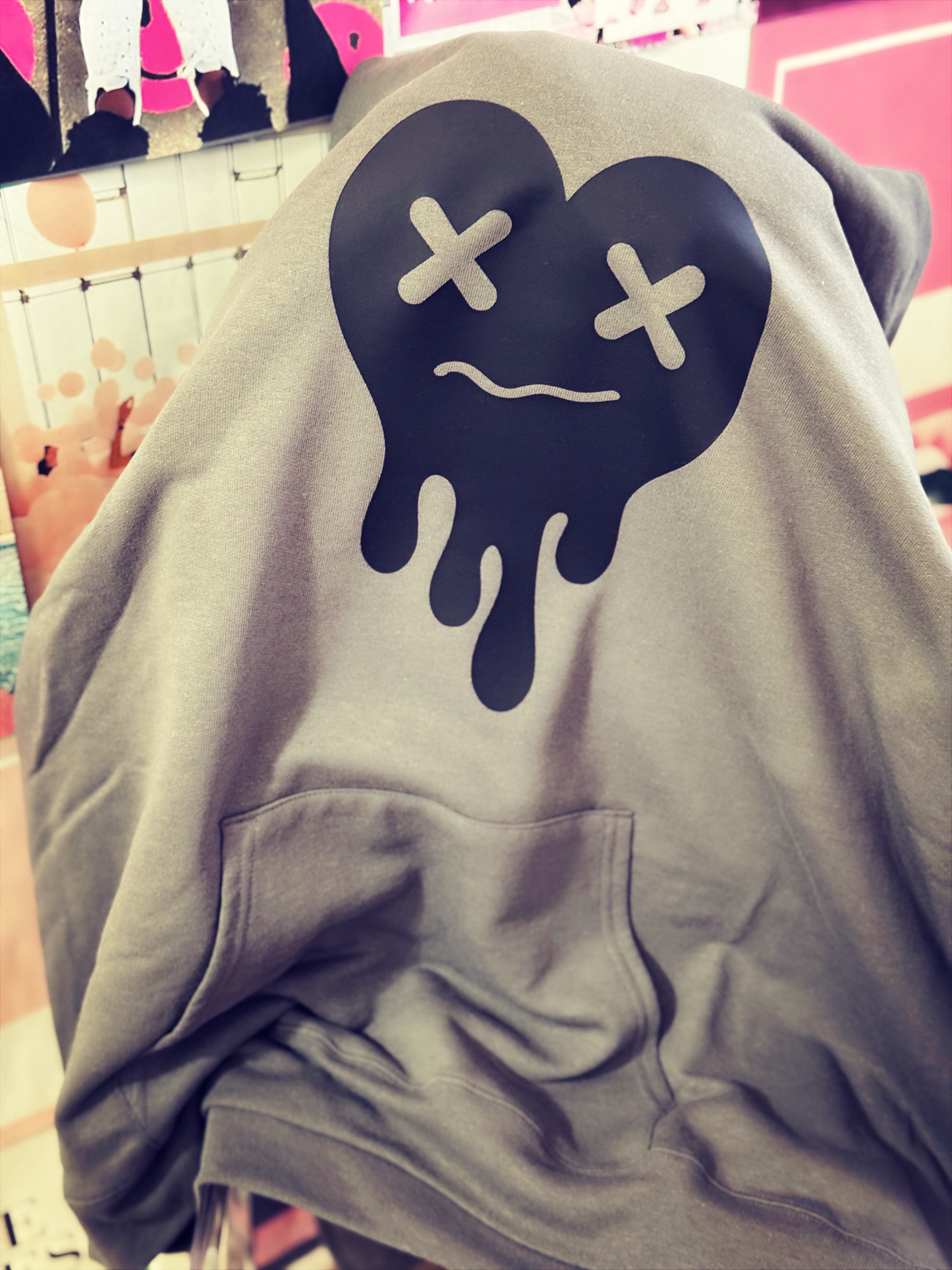 Wear Your Heart | Tired Heart Hoodie in Bold, Expressive Colors
