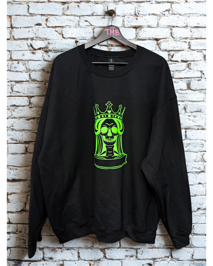 Glow Queen Skeleton Sweatshirt