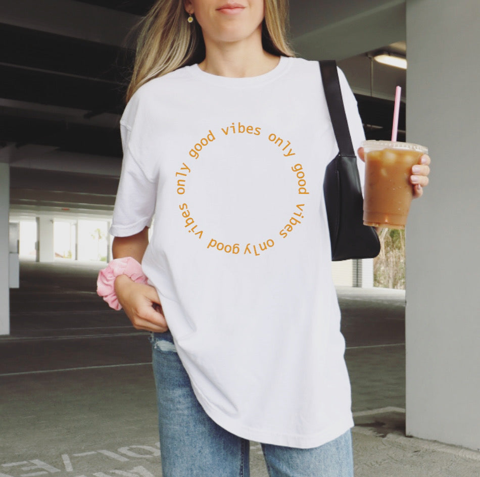 Good Vibes Circle Tee