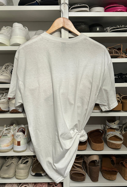 Endless Summer | White T-Shirt with Fun Repeated Summer Graphic