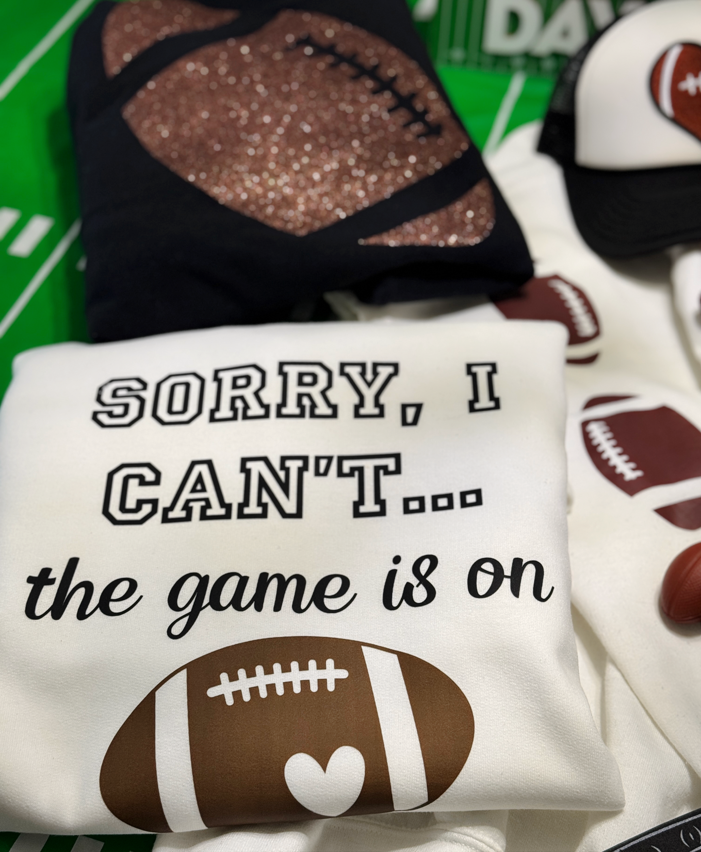 Game Time Excuse Sweatshirt – Sorry I Can’t, The Game Is On | Gameday Collection