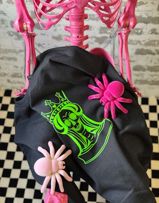 Glow Queen Skeleton Sweatshirt – Haunt Couture | The Maximalist Boutique