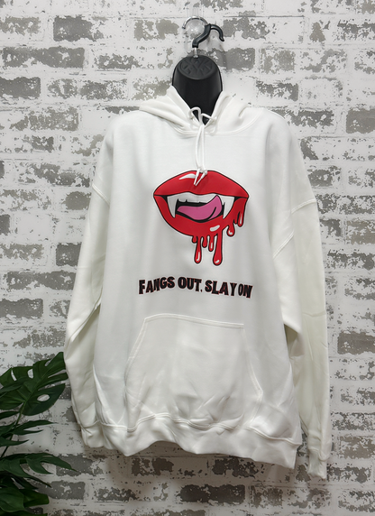 Haunt Couture Fangs Out Hoodie – Vampire Lips Halloween