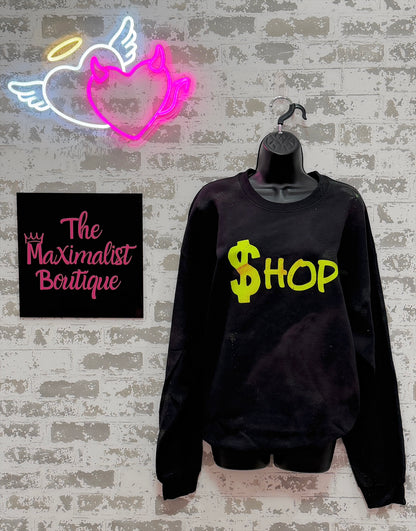 The $hop Sweatshirt – Neon Graffiti Edition