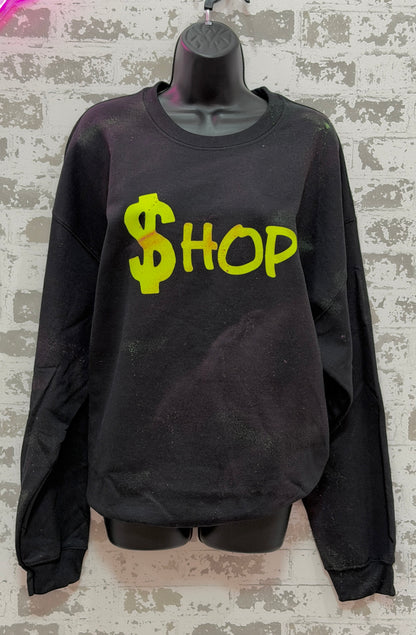 The $hop Sweatshirt – Neon Graffiti Edition