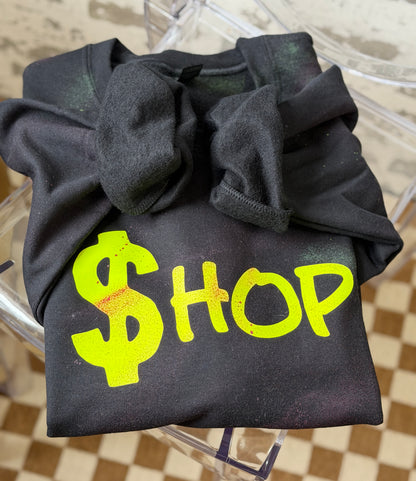 The $hop Sweatshirt – Neon Graffiti Edition
