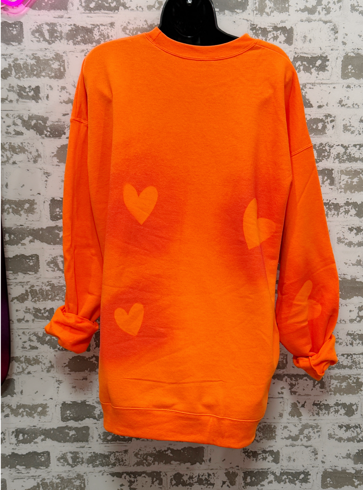 Sweetheart Skeleton Hand-Painted Sweatshirt