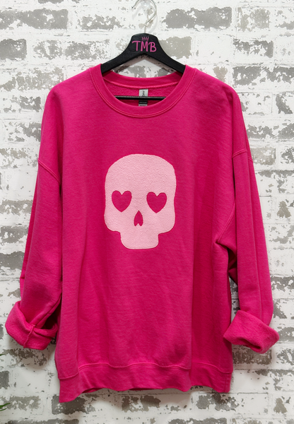 Monochrome Skull Sweatshirt