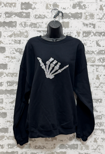 Shaka to the Other Side Skeleton Sweatshirt