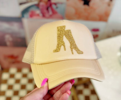 Sparkly Boots Trucker Hat