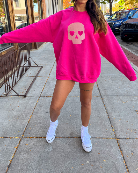 Monochrome Skull Sweatshirt
