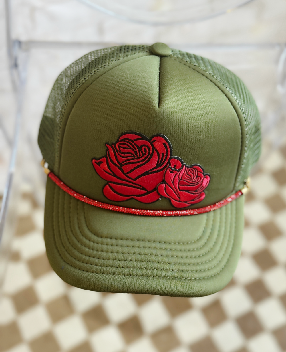 Rosy Rebel Trucker Hat