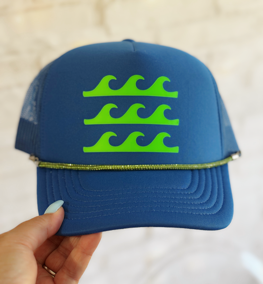 Wave Rider Trucker Hat
